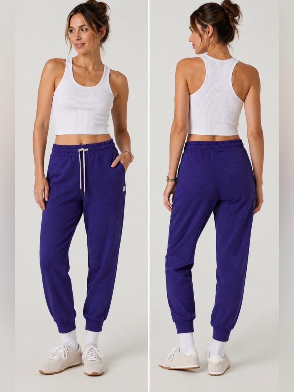 NWOT Vuori Performance Jogger Stellar Sky Heather Purple Women’s XXL  VW303